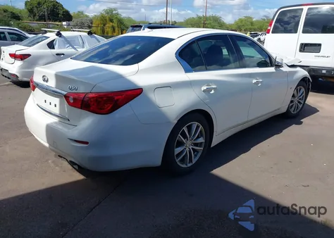 2014 Infiniti Q50 Premium из США, поврежденный, VIN JN1BV7AP6EM686420